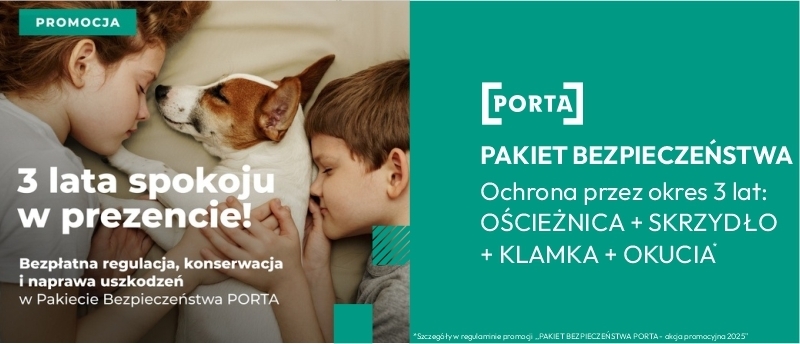 Super Oferta: U nas Pakiet Bezpieczeństwa PORTA - OCHRONA NA CAŁE TWOJE ZAMÓWIENIE PRZEZ OKRES 3 LAT