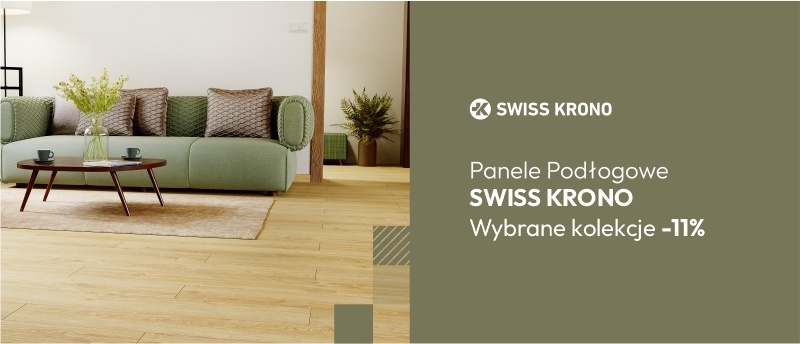 Panele podłogowe SWISS KRONO -11%